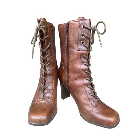 Elditans "KRISTEN" Black calf boots Size 6.5 - Picture 2 of 8